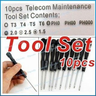 Telecom Screwdriver Tools Kit Set T5 T6 PH000 Y2.5  2.0