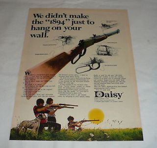   bb gun air rifle ad page ~ We Didnt Make The 1894 To Hang On Wall