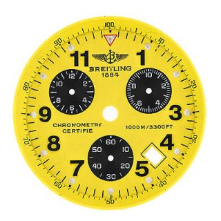 Breitling Aeromarine Chrono Avenger M1 A73360 Yellow Mens Watch 