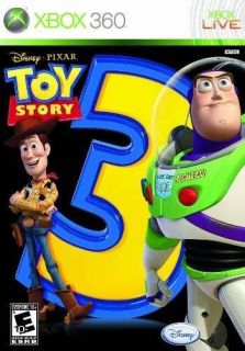 Toy Story 3   Disney Pixar Woody Buzz Lightyear Rex Slinky Bo XBOX 360 
