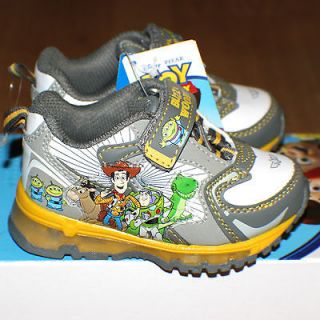 Boys Disney Pixar TOY STORY3 Sneakers LIGHTED Kicks Shoes New WT$45 