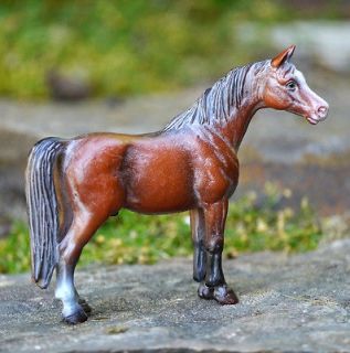   Schleich Germany 4 Tall Model Brown/Black Stallion Horse Figurine Toy