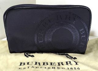 BURBERRY HERITAGE NYLON CALVINE TOILETRY POUCH COSMETIC MAKEUP BAG