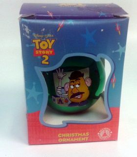 Toy Story 2 glass ball Christmas ornament Mr. Potato Head