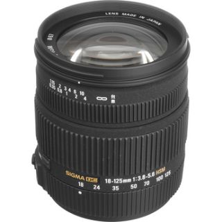 Sigma 18 125mm F 3.8 5.6 OS HSM DC Lens For Canon