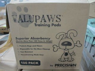 100  ValuPaws 22x22 Dog Puppy Pet Training Pads