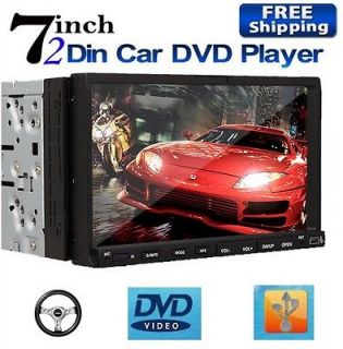 HD OEM Double 2 Din 7 Touch Screen Car Stereo DVD Player Radio 