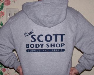 Keith Scott Body Shop hoodie SIZE SMALL tree hill oth one SIZE SMALL