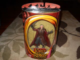   RINGS THE TWO TOWERS KING THEODEN SWORD ATTACK TOY BIZ ACTION FIGURE