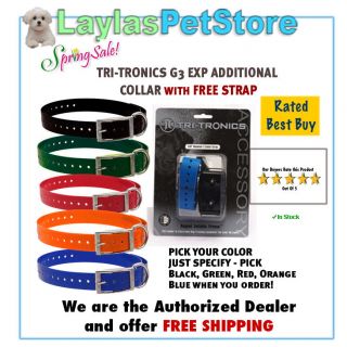 TRI TRONICS G3 EXP ADDITIONAL COLLAR & FREE STRAP AUTHORIZED DEALER 