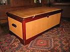   CRAFTS TRUNK ROOS CEDAR CHEST ORIG RATTAN COVERING A+ COFFEE TABLE
