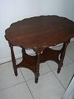   Vintage Victorian Federal Colonial Couch Lamp Rectangle 6 Leg Table