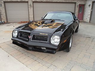 Pontiac  Trans Am BLACK 1976 TRANS AM, 58,000 ORG. MILES EXCELLENT 