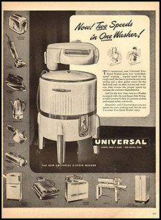 1940 vintage ad for Universal Wringer Washing Machine 1553