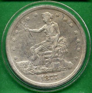 1877 S Trade Silver Dollar Rare Key Date High Grade PQ Stunner US Mint 