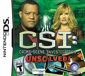 CSI Crime Scene Investigation    Unsolved Nintendo DS, 2010