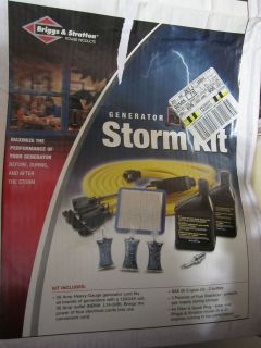   & Stratton Generator Storm Kit 30 Amp Heavy Gauge Cord & Outlet Oil
