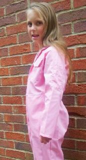   Bubble Gum Pink, Boilersuit, Overall, Fancy Dress,Coverall Age 9/10