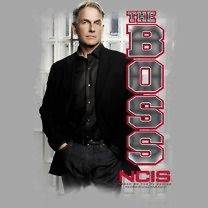 NCIS TV Show Mark Harmon Agent Gibbs The Boss Tee Shirt Adult Sizes S 