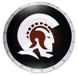 Round Greek TROJAN WARRIOR SHIELD sca/larp/helmet/armor