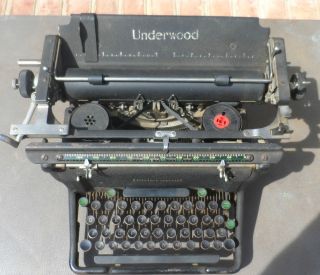 Vintage 1900s Underwood Model S Typewriter Manual Desktop   Works (C 