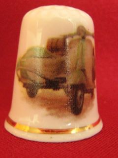 Scooter 150 Sidecar (Gold Gilded) Collectors Thimble
