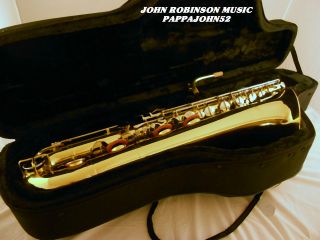   USA LOW A Bari Sax COMPLETELY RESTORED vintage baritone saxophone