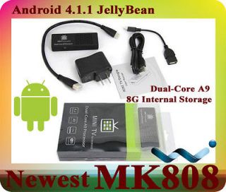   A9 Android TV Box /4.1 JellyBean/8GB/​​IP/Mini PC/internet tv box
