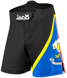 Jaco Philippines Resurgence MMA Fight Shorts   Black