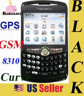 NEW RIM Blackberry 8310 Curve Unlocked GSM GPS Cell Phone (AT&T) BLACK