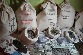 EPIC Estate Lot OLd US Coins Currency + Morgan Silver Dollar Rare 