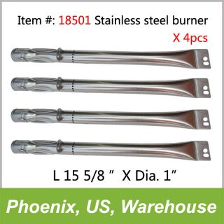 Uniflame GBC850W BBQ Gas Grill Stainless Steel Burner MCM 18501 4pack