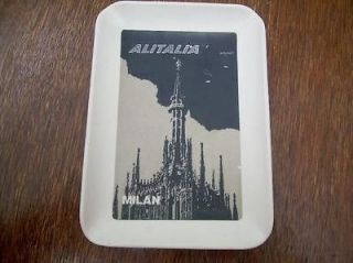   alitalia melamine ashtray milan ilma plastica from uruguay returns