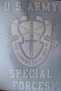 Army Special Forces vinyl window sticker/decal/​sign