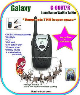 Galaxy G 006R Walkie Talkie ( FRS/GM, Licence Free Radio, Long 
