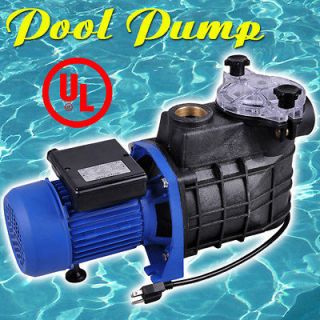   5HP Swimming Pool Pump Spa Fountain Water Pond Strainer Drainer Ground