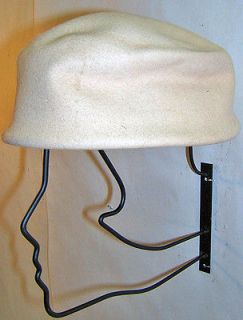 Newly listed 4 Art deco Design Hat rack Lady face iron Wall display