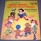   Seven Dwarfs   Golden Records   78 RPM   6 INCH RECORD   Walt Disney