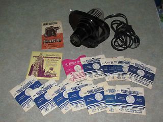 VIEW MASTER LOT Electric Projector Machine (Works) + 14 Viewmaster 