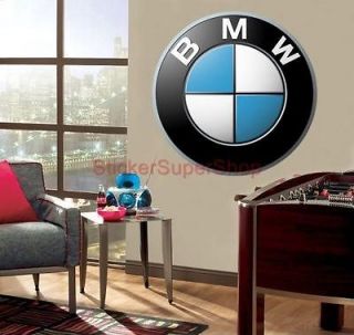Choose Size   BMW LOGO Decal Removable WALL STICKER Home Decor Cars 