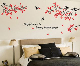 Wall Decor Art Vinyl Removable Mural Decal Sticker Trees Branches 