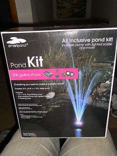   pond kit 200 gallon All Inclusive Liner Submersible Pump Lilies