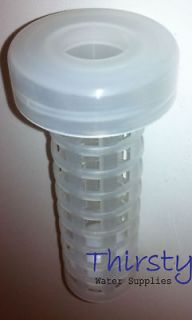 No Splash Cap Water Bottle Easy Load 48mm Screw On Aqua H2O Anti 