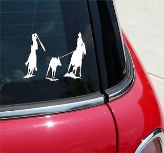   ROPING ROPE RODEO HORSE COWBOY GRAPHIC DECAL STICKER VINYL CAR WALL