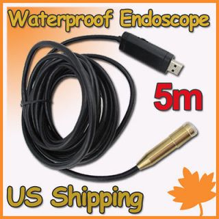   USB Waterproof Endoscope Tube Borescope Inspection Digital Cam Camera