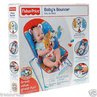 Fisher Price Adorable Animals Zoo Friends Bounce Bouncer Vibrating 