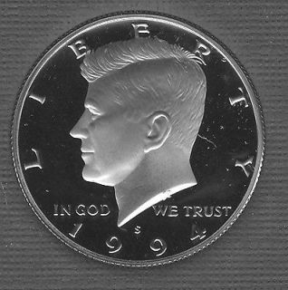 1994 S AND 1995 S DECAM PROOF KENNEDY HALF DOLLARS (2 COINS)