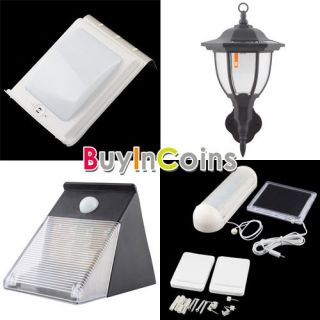   12/16 LED Solar Power Stairway Wall Lamp Outdoor Garden Path Lights