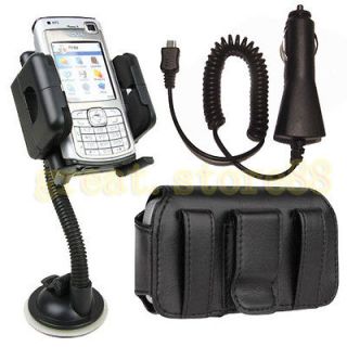 Car Charger+Holder+case For Samsung Galaxy Beam i8520 i8530 HTC Desire 