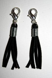 10 Black Whip Flogger Charms 50 Fifty Shades of Grey Gray BDSM Lobster 